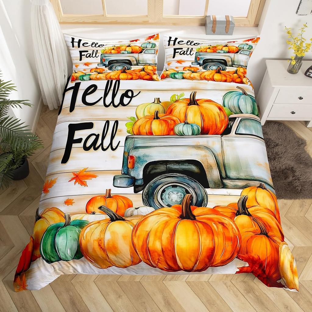 Harvest Duvet Cover Sets For Kids Teens Queen King Size Quilt Covers Lightweight Down 2 Pillowcases 1 Duvet Cover No Comforter