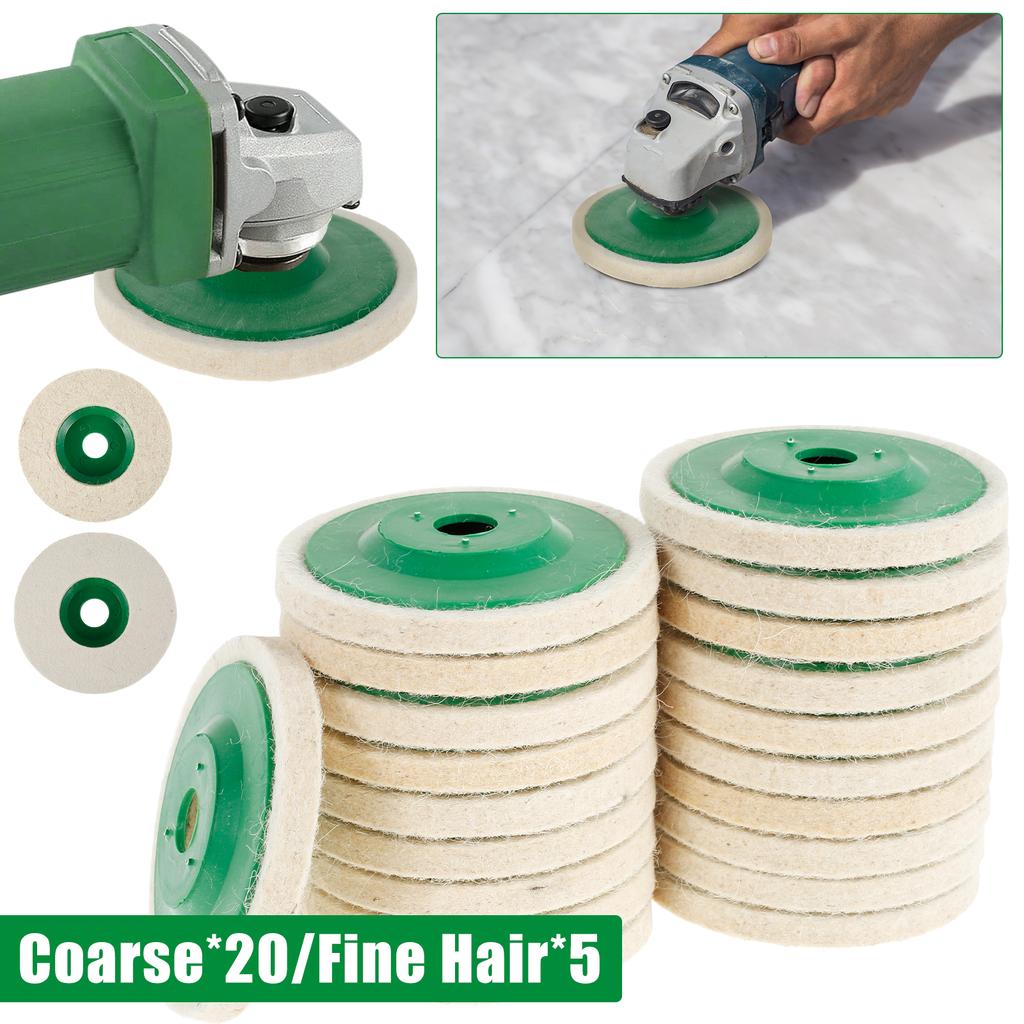 Шерстяной полировальный круг, диск 95 мм, полировальный круг, 1-10 шт., шерстяные полировальные круги, полировальный круг для угловой шлифовальной машины