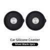 Waterproof Car Coaster Silicone Anti-slip Mat Interior Accessories For Volvo XC90 XC60 S60 V40 V50 V60 T6 XC40 V70 V90 S90 S80