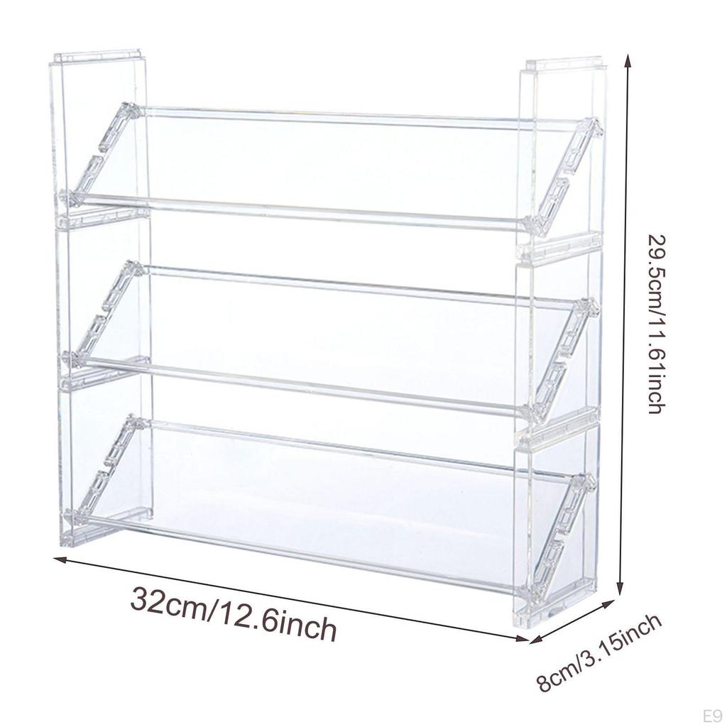 Прозрачный органайзер для хранения косметики, держатель для помады для ювелирных изделий