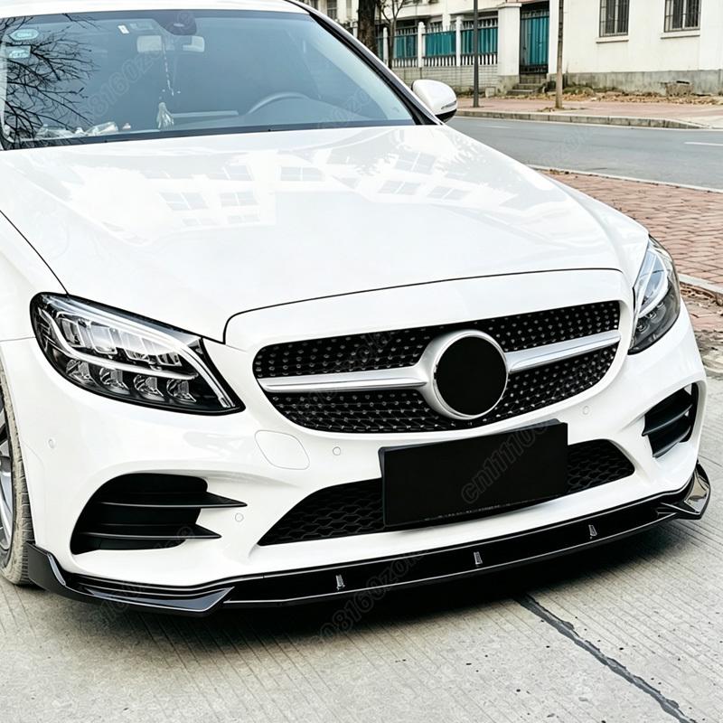 Для Mercedes Benz W205 C205 S205 C43 C180 C200 C300 2019 2020 2021 Автомобильный комплект для модификации кузова с передним бампером в стиле AMG