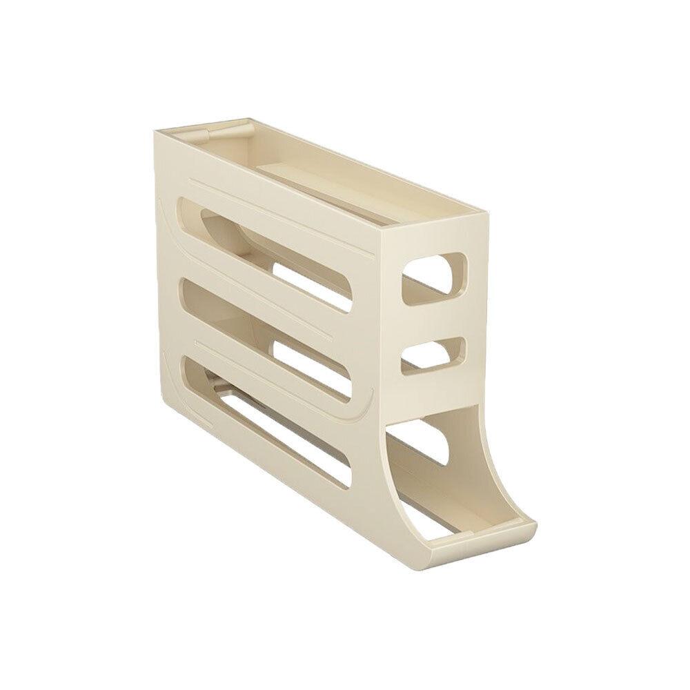 Ящик для хранения яиц в холодильнике, кухонный контейнер для яиц, стеллаж для катания, большая емкость, органайзер для яиц в холодильнике, держатель