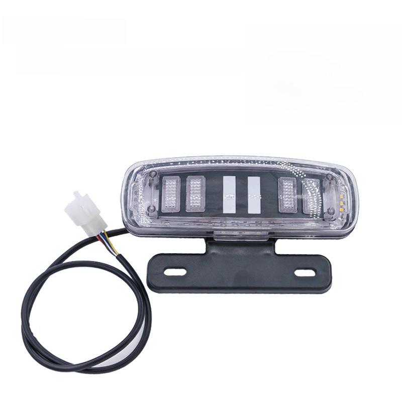 Светодиодный задний фонарь для электромобилей и мотоциклов — питание от литиевой батареи, мигание, функции торможения и рулевого управления