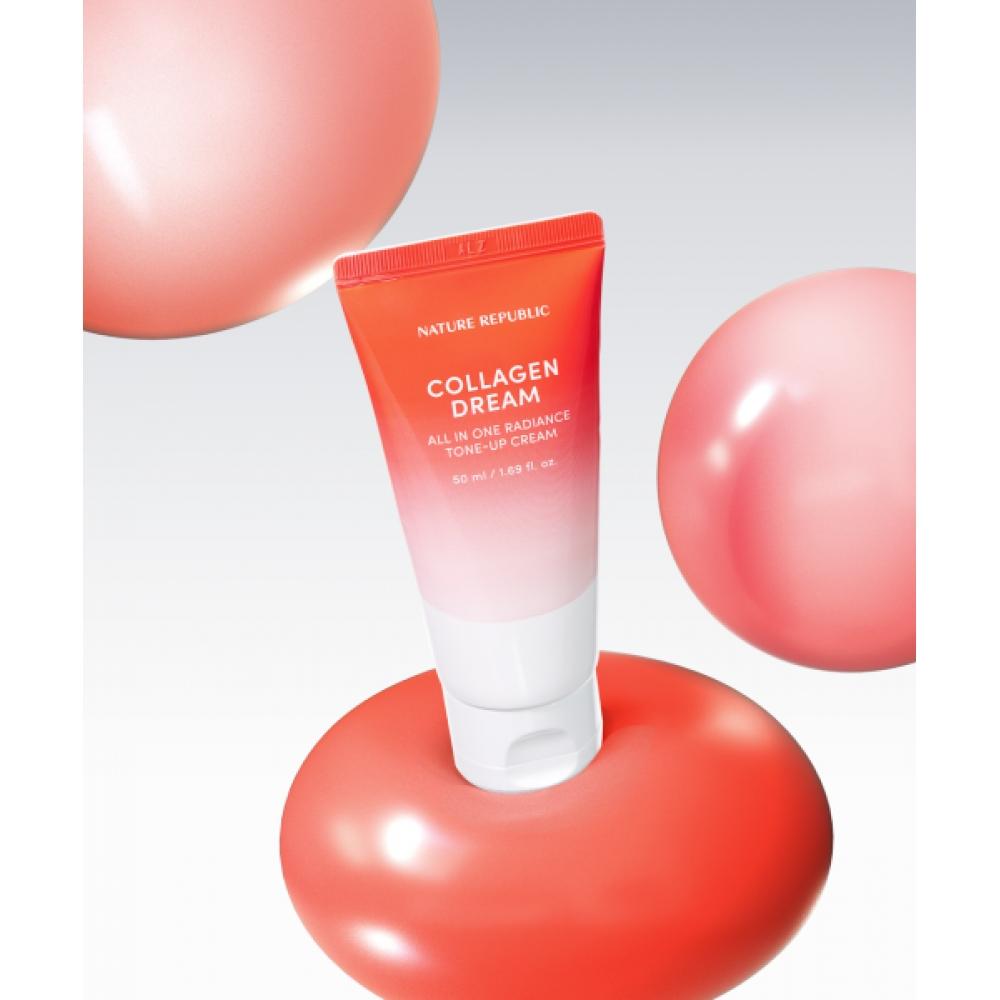 Nature Republic [2 Pack] Collagen Dream All In One Radiance tOne Up Cream