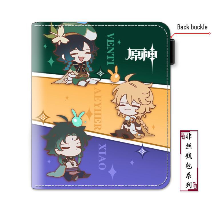 Кошелек с аниме-игрой Genshin Impact — высококачественный периферийный продукт