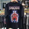 Футболка в стиле ретро-винтаж из фильма ужасов «Шокер» с высококачественным графическим принтом DTG