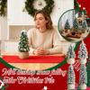 Рождественские украшения Рождественские елки, Искусственная рождественская елка, 6,3-11,8-дюймовая маленькая зеленая рождественская елка со снежным напылением для дома, стола, поделок