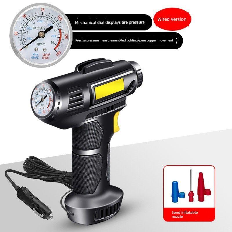 Car Air Pump, Car Electric Wireless Air Pump, Convenient Tire Inflator, Universal and Multi-Functional