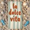 1 шт. La Dolce Vita Быстросохнущее пляжное полотенце - Полиэстер Легкое Мягкое Полотенце для плавания, путешествий, Унисекс для пляжного коврика, купальника, кемпинга