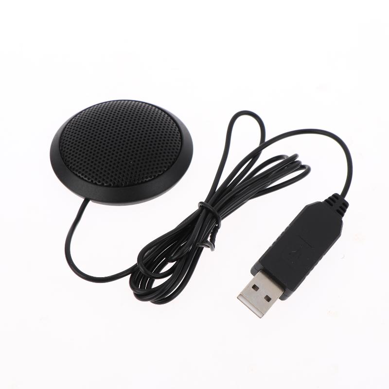 USB/3,5 мм Конференц-микрофон Plug&Play 360° Всенаправленный Настольный микрофон для компьютера Настольного компьютера Ноутбука