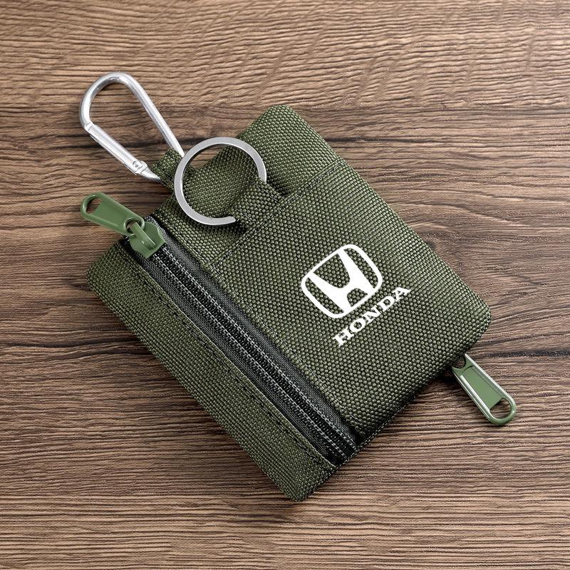 ARC1 Mini Wallet Key Card Carrier Holder Small Travel Waist Bag Camping Hiking Hunting Pouch For Honda Mugen Power Accords Sticker