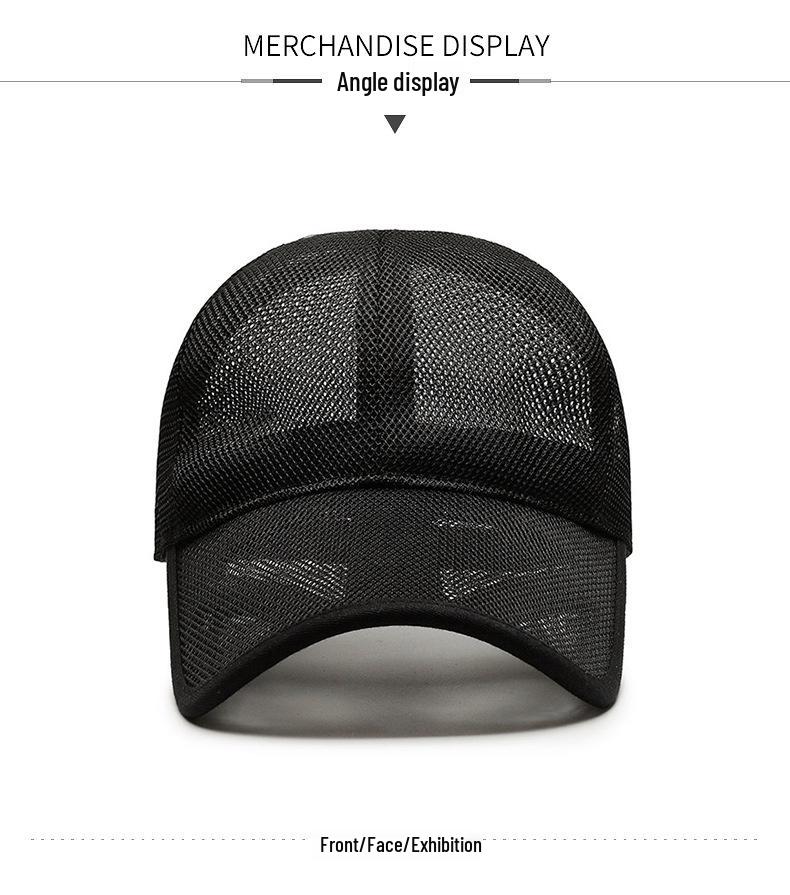Унисекс Летняя Сетчатая Бейсболка - Дышащая, Защита от Солнца для Занятий на Открытом Воздухе