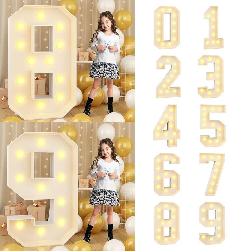 Light Up Balloons LED Light Balloon 91cm Birthday Balloon Frame  Party Decoration