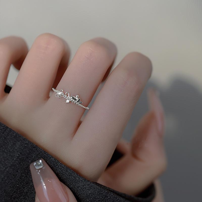 Изысканное золотое разомкнутое кольцо: Японский и корейский стиль, тонкое кольцо с бриллиантами, штабелируемые и элегантные украшения для пальцев