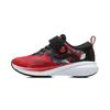 Li Ning Lightweight High Resilience Non-Slip Wear-Resistant Breathable Low-Top Running Shoes Kids Sneakers Cinnabar-Red Black YKNR054-7