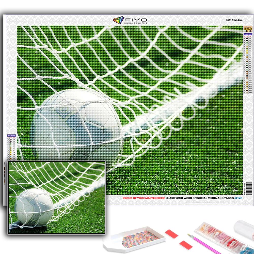 DIY 5D алмазная живопись футбол спортивный набор для вышивки крестом полная дрель вышивка мозаика художественная картина стразы подарок