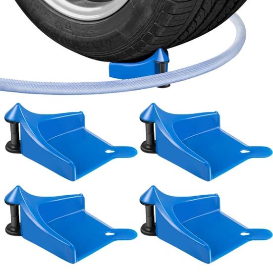 Car Hose Guide Tire Roller Prevent Pressure Washer Hose Snags PP Tire Thread Guard