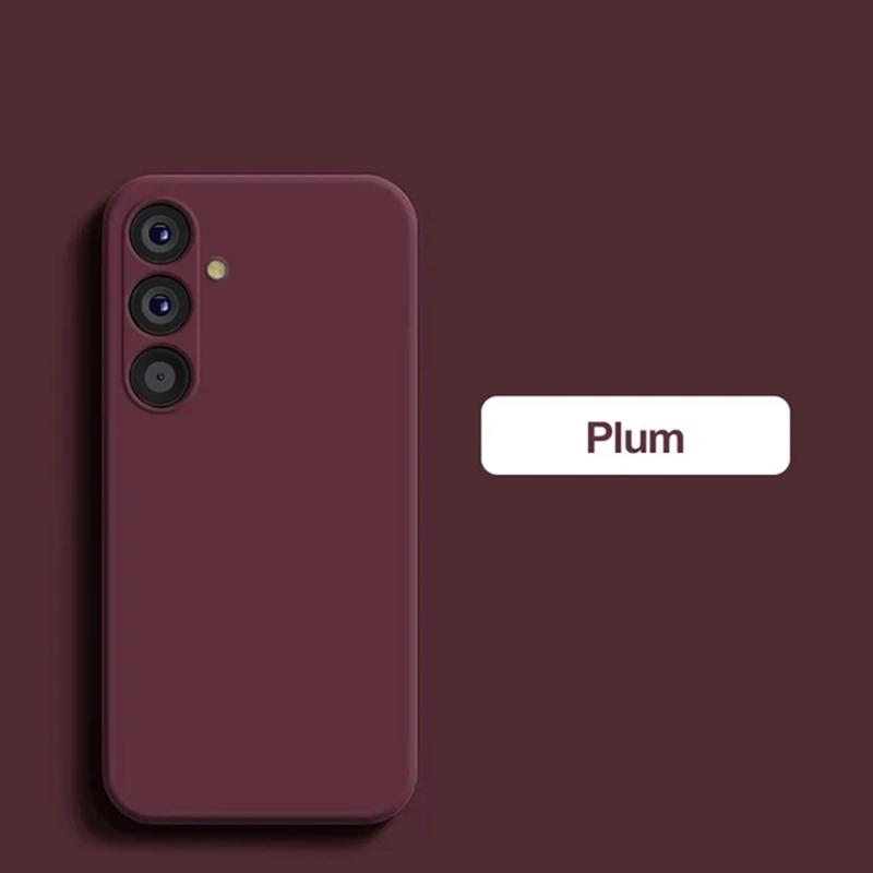 Мягкий чехол из настоящего жидкого силикона для телефона Samsung Galaxy S22 S23 FE A05 A05S A15 A14 4G A24 A34 A54 5G S23FE S23 Plus