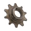 Front Sprocket Cog 10T Teeth Iron Alloy for 48cc 80cc 2 Stroke Motorized Bicycle 415 Chain
