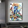 Vasily Kandinsky Famous Artwork Abstract Canvas Art Painting Poster and Print Picture Wall Art Cuadros Home Room Decoration
