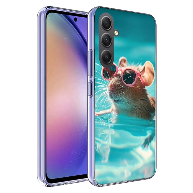 Cute Hamster Phone Case for Samsung A17 A37 A57 A07 A16 A26 A36 A56 A06 A02S A12 A22 A32 A52S A04S A14 A24 A34 A54 A03 A13 A33 A