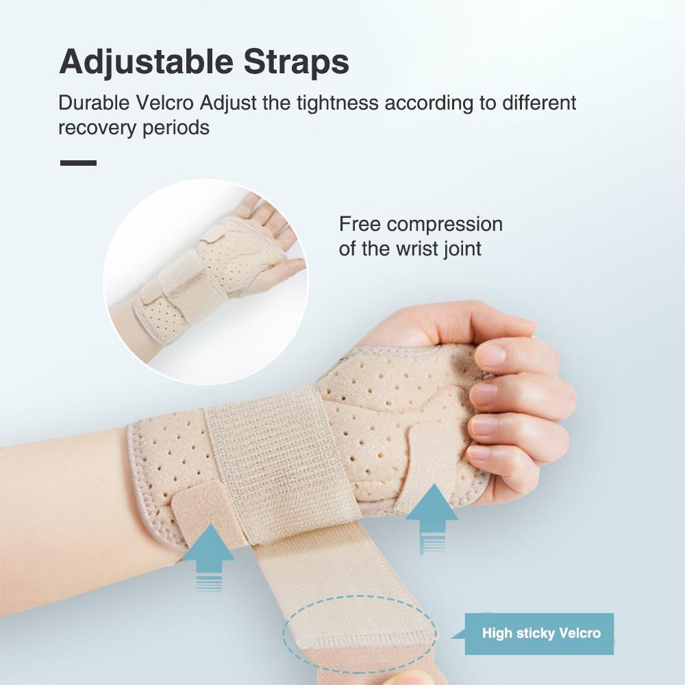 Wrist Support Breathable Absorb Sweat Carpal Tunnel Arthritis Protector Glove Relieve