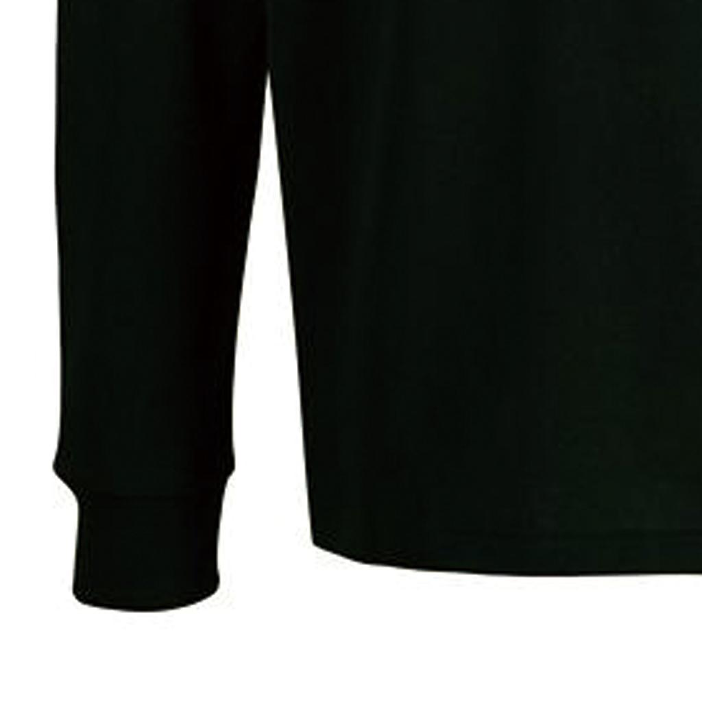 Polo Ralph Lauren Letter Knight Pattern Button Long Sleeve Polo Shirt Men tops Black 710814769-001