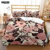 Растения Цветы Цифровая печать Полиэстер Комплекты постельного белья Детский Детский Покрывала Мальчики Пододеяльник Комплект Для Подростков Комплект постельного белья