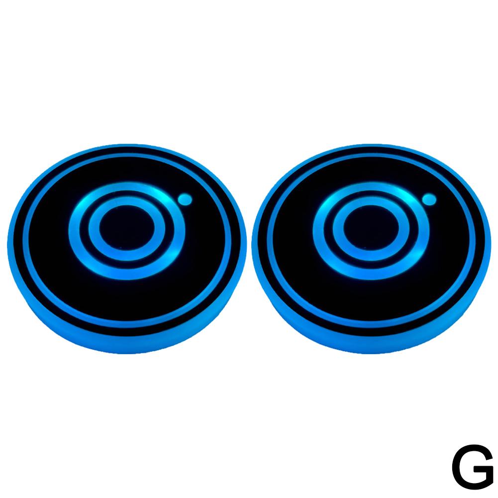 Светодиодный светящийся автомобильный держатель для стакана воды, подстаканники, светодиодные автомобильные подстаканники, перезаряжаемые подсвечивающиеся автомобильные аксессуары для держателей стаканов