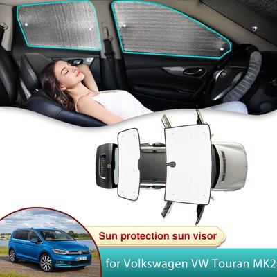 Солнцезащитный козырек для Volkswagen VW Touran MK2 5T 2016 2017 2018      2024 Аксессуары Затеняющие детали для конфиденциальности