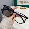 New Color-changing Myopia Glasses For Men And Women Renaissance Myopia Glasses Against Blue Light Flat Light 80766