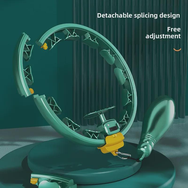 Detachable Intelligent Weighted Hula Hoop for Adults - Abdominal Fitness & Counting