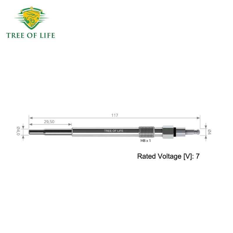 4X Glow Plugs 7V For SEAT ALTEA XL LEON TOLEDO III 2.0 TDI Mitsubishi GRANDIS OUTLANDER II LANCER VIII 2.0 DI-D 2007+ MN980406