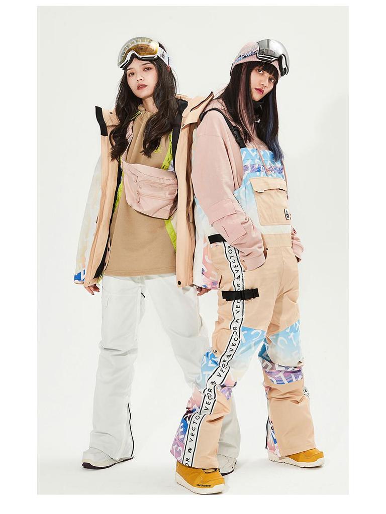 Мужские и женские лыжные брюки VECTOR Stormproof: Теплый, Ветрозащитный, Водонепроницаемый для Одинарной и Двойной доски.