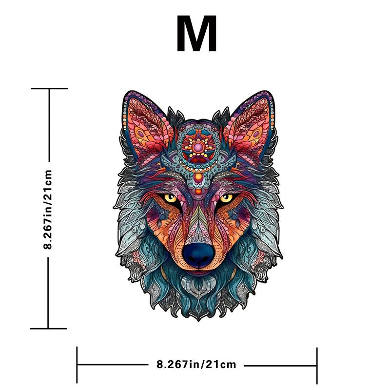 Wooden Irregularly Shaped Animal Jigsaw Puzzles Adult Toys 3D Lions Dinosaurs Eagles Creative Crafts Jigsaw Games Holiday Gifts