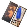 1 Set Retro Classic Texture Practical Calligraphy Feather Dip Pen Quill Foun-tain Writing Portable Birthday/Valentine's Day/Wedding Gifts 10ml