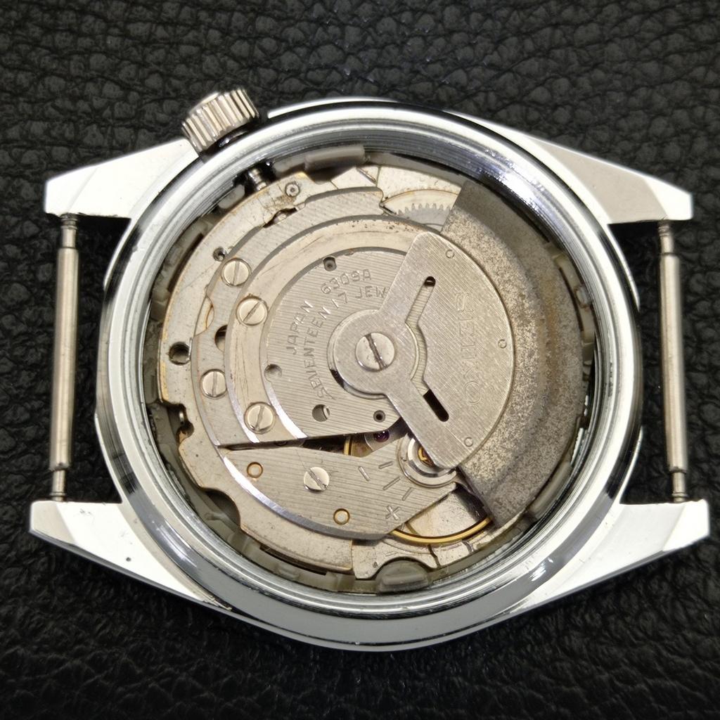 ВОССТАНОВЛЕННЫЕ МУЖСКИЕ ВИНТАЖНЫЕ ЖЕЛТЫЕ ЧАСЫ SEIKO 5 AUTOMATIC 6309A ЯПОНСКОЙ СБОРКИ a441151-4