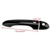 1 Set Glossy Black Smart Door Handle Cover Trim Fit For Maserati Ghibli Sedan 2014--A87Q
