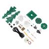 Electronic Christmas Tree Colorful LED Automatic Rotating Music Tree Assembly Kit DIY Teaching Set