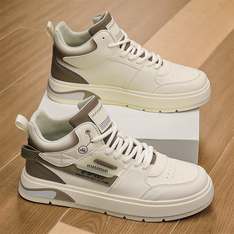 New Fashion Autumn And Winter Men's High Top Martin Boots Students Male Boys Trending Soft Sole Work Shoes Labor Protection Martin Sneakers