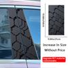 2PCS Hexagonal technology sense Car Center Pillar Sticker B-Pillar Door B Pillar Decals Center Column  Protective Film  Decals