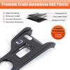 For Ford RANGER T6 T7 T8 2015-2021 ABS Carbon Fiber Color Car Interior Gear Shift Panel Door Handles Outer Frame Cover Trim
