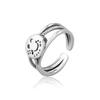 Style Smiling Face Goodluck Ring Female Ins Fashion Versatile Index Finger Open Ring Ring Trend