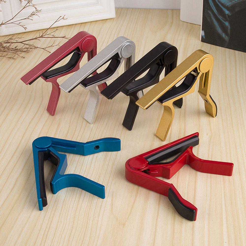 Portable Replacement Spring Trigger Fast Release Guitar Capo Aluminium Alloy Key Clamp Quick Change