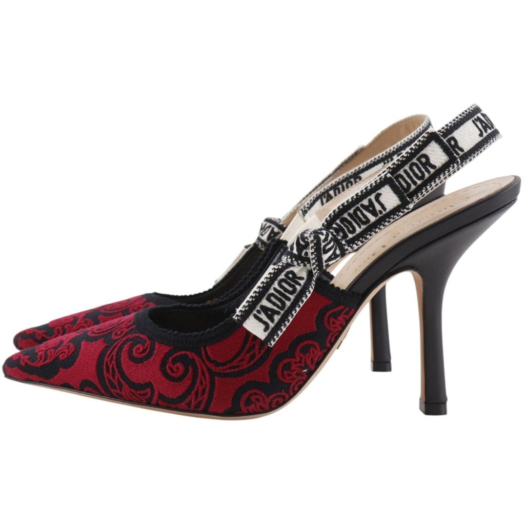 Dior J'ADIOR pumps KDP762DME36 Black / red cotton Women Used