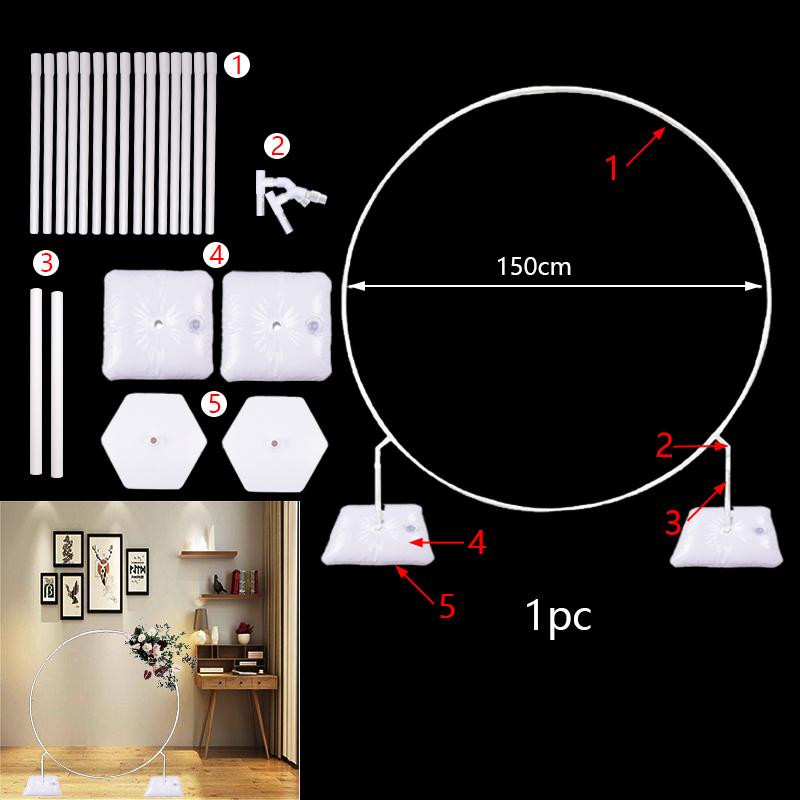 Plastic Round Balloon Arch Ring DIY Background Holder Circle Wreath Ballon Column Base Wedding Birthday Party Decor Baby Shower