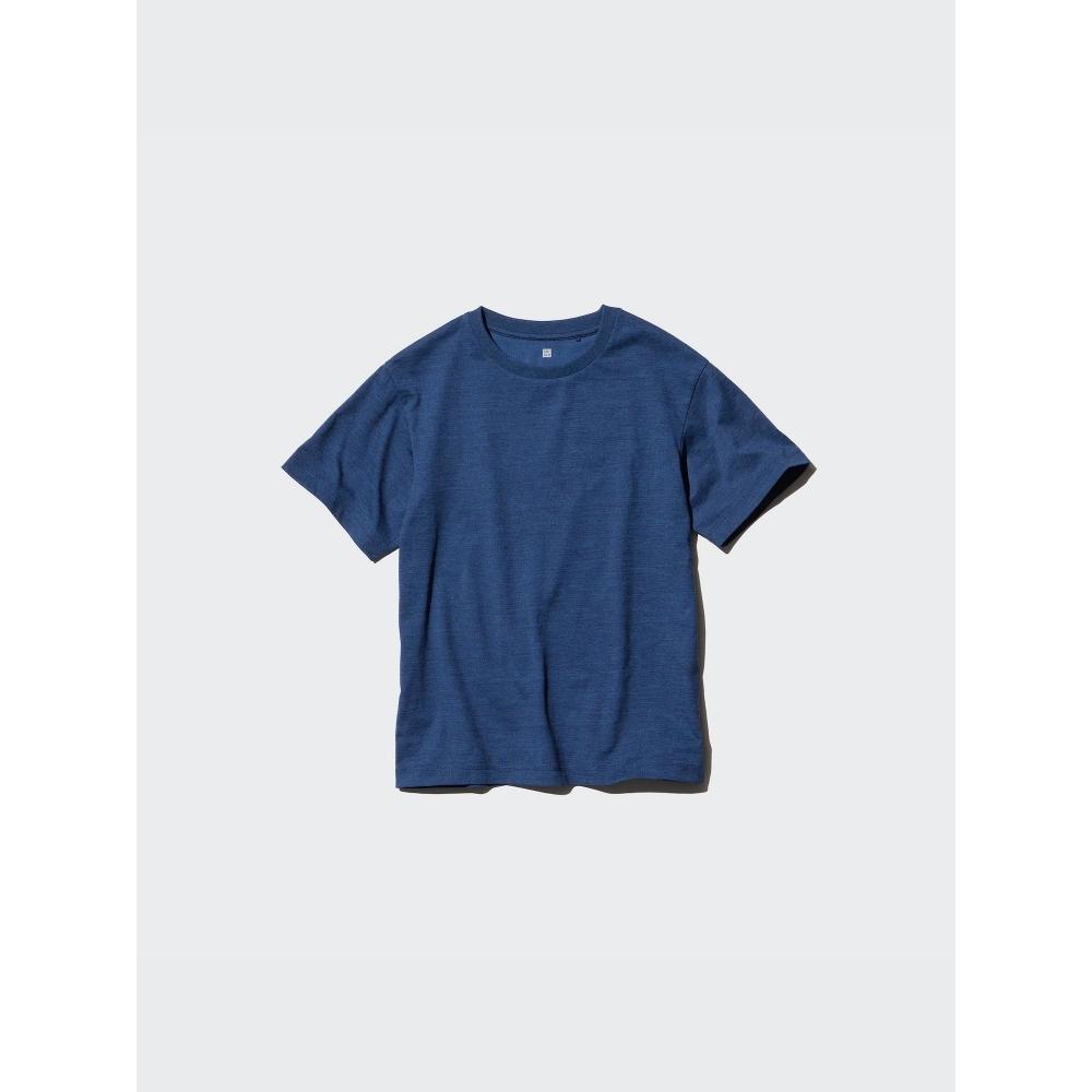 Uniqlo Kids UlTra STreTch Dry Ex Crew Neck T  shorT Sleeve  Black