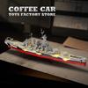 Военный боевой корабль Второй мировой войны MOC Кирпичи Игрушки Модель военно-морского линкора Наборы для сборки Блоки-крейсеры Подарки на Рождество для мальчиков, детей, взрослых
