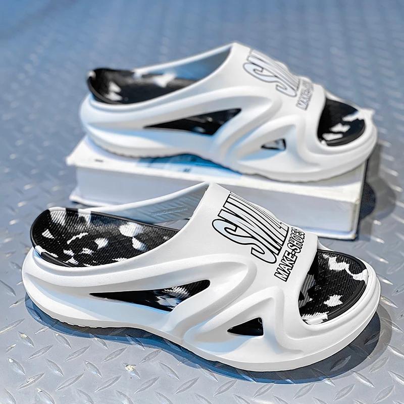 Тапочки женские роскошные 2024 женские шлепанцы для отдыха на платформе женские кожаные сандалии для вождения обувь женская летняя обувь теннис