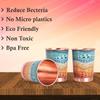 New Copper Printed Design 250ML Water Glass with Rust Proof Protection for Home and Office Use Ayurveda and Yoga Health Benefits Glass Set of 6